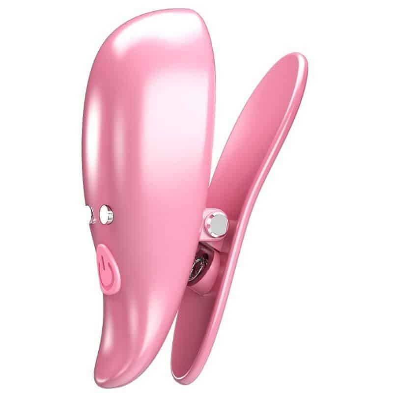 Pretty Love Leaf Nipple Clamps with Vibration Pretty Love Leaf Nipple Clamps with Vibration