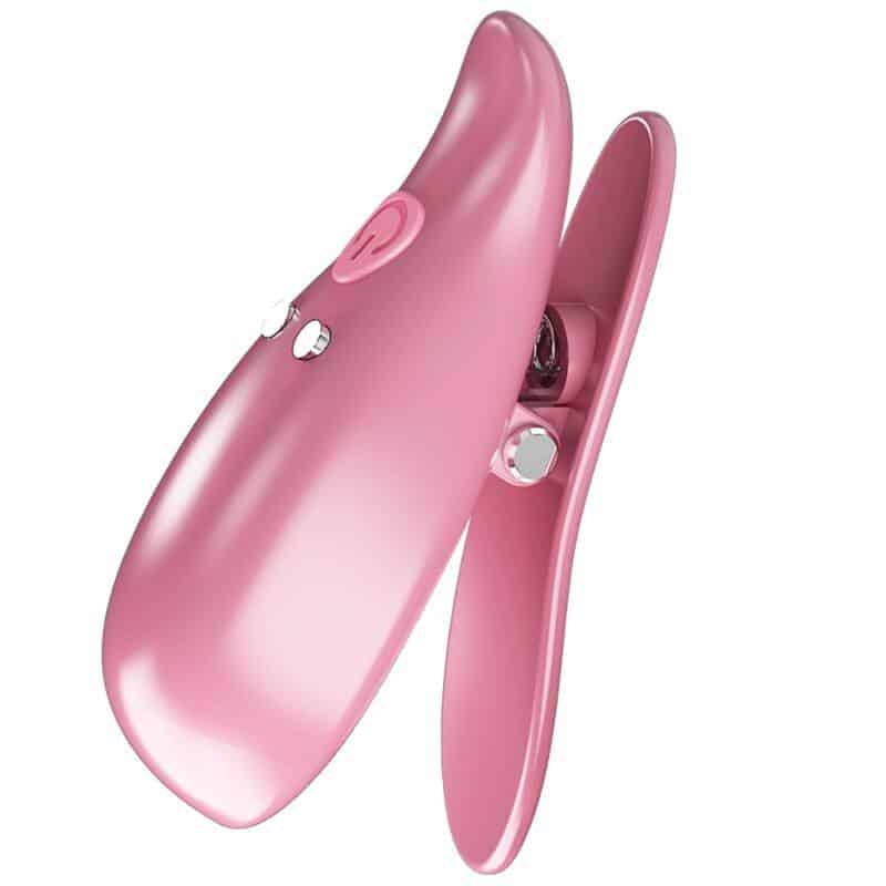 Pretty Love Leaf Nipple Clamps with Vibration Pretty Love Leaf Nipple Clamps with Vibration