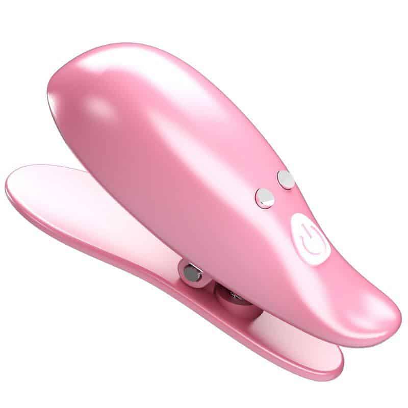 Pretty Love Leaf Nipple Clamps with Vibration