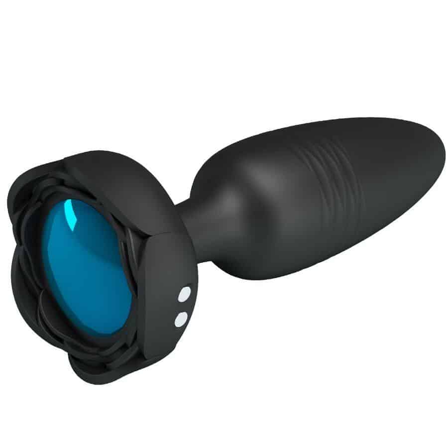Pretty Love - Plug Anal Tarion Preto 12,5cm com Luz LED Pretty Love - Plug Anal Tarion Preto 12,5cm com Luz LED