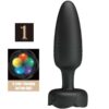 Pretty Love - Plug Anal Tarion Preto 12,5cm com Luz LED