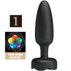 Pretty Love - TARION Silicone Anal Plug with LED Flash