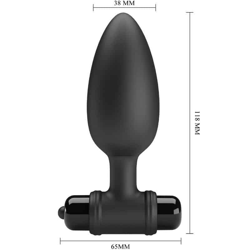 Pretty Love - 2 Vibration Anal Plug in Black with 10 Settings Pretty Love - 2 Vibration Anal Plug in Black with 10 Settings