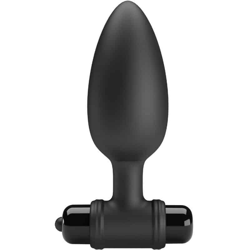 Pretty Love - 2 Vibration Anal Plug in Black with 10 Settings