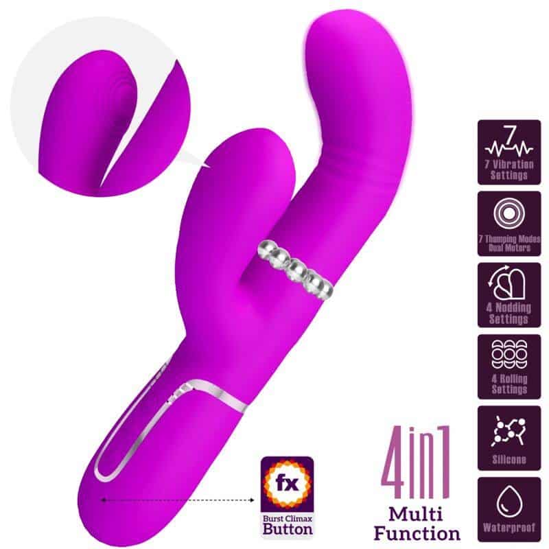 Pretty Love - FUCHSIA G-Spot RABBIT VIBRATOR FOR MULTIFunCTIONAL PLEASURE Pretty Love - FUCHSIA G-Spot RABBIT VIBRATOR FOR MULTIFunCTIONAL PLEASURE