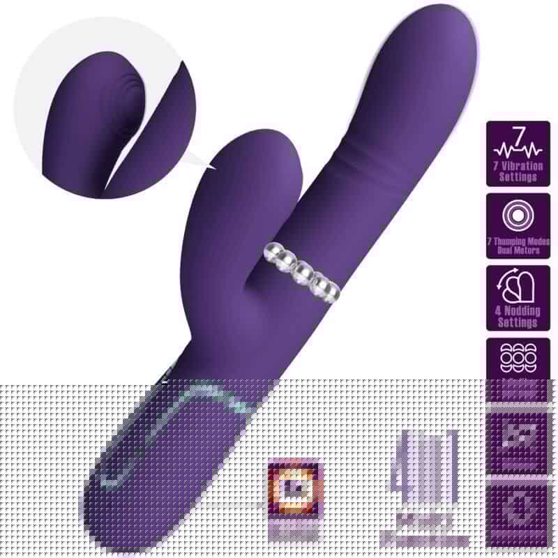 Pretty Love Purple G-Spot Rabbit Vibrator Pretty Love Purple G-Spot Rabbit Vibrator