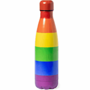 LGBT Flag Metallic Thermos for Hot Drinks