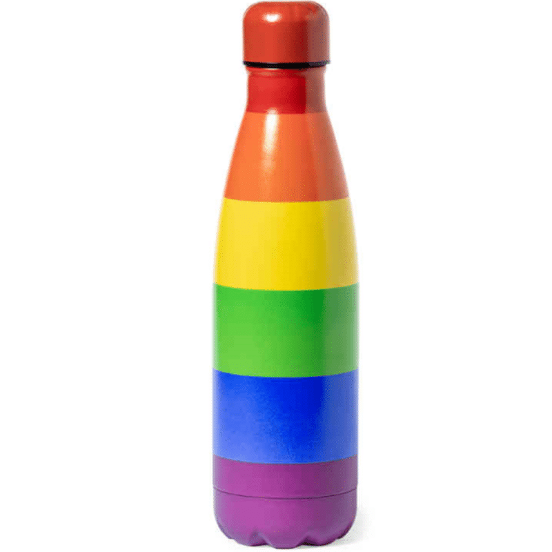 LGBT Flag Metallic Thermos for Hot Drinks