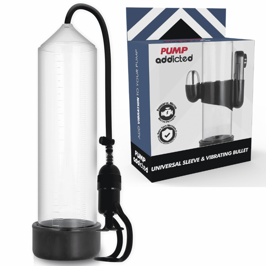 RX5 Vibrador de Pena Transparente Pump Addicted