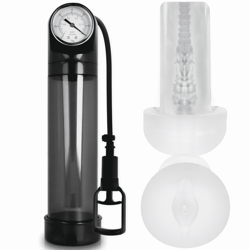 Black RX9 Pump with Masturbation Toy