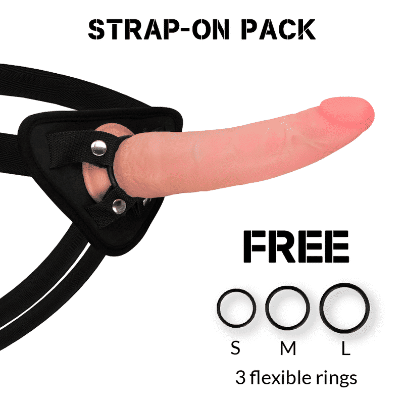 Rock Army Harness Dual Density Crusader Dildo