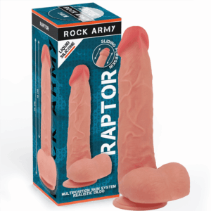 Rock Army Liquid Silicone RAPTOR 9.4in Realistic Vibrator