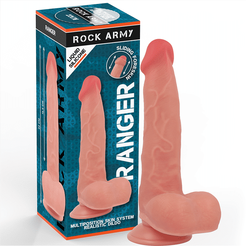 Rock Army Ranger 22cm Silicone Líquido Realista
