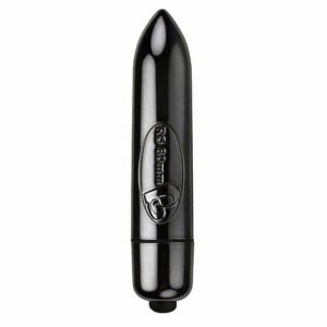 Rocks-Off RO-80MM Midnight Metal Vibrator Bullet