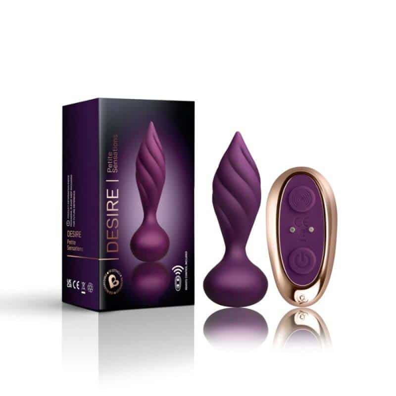 Rocks-Off Desire Anal Plug - Lilac Color Rocks-Off Desire Anal Plug - Lilac Color