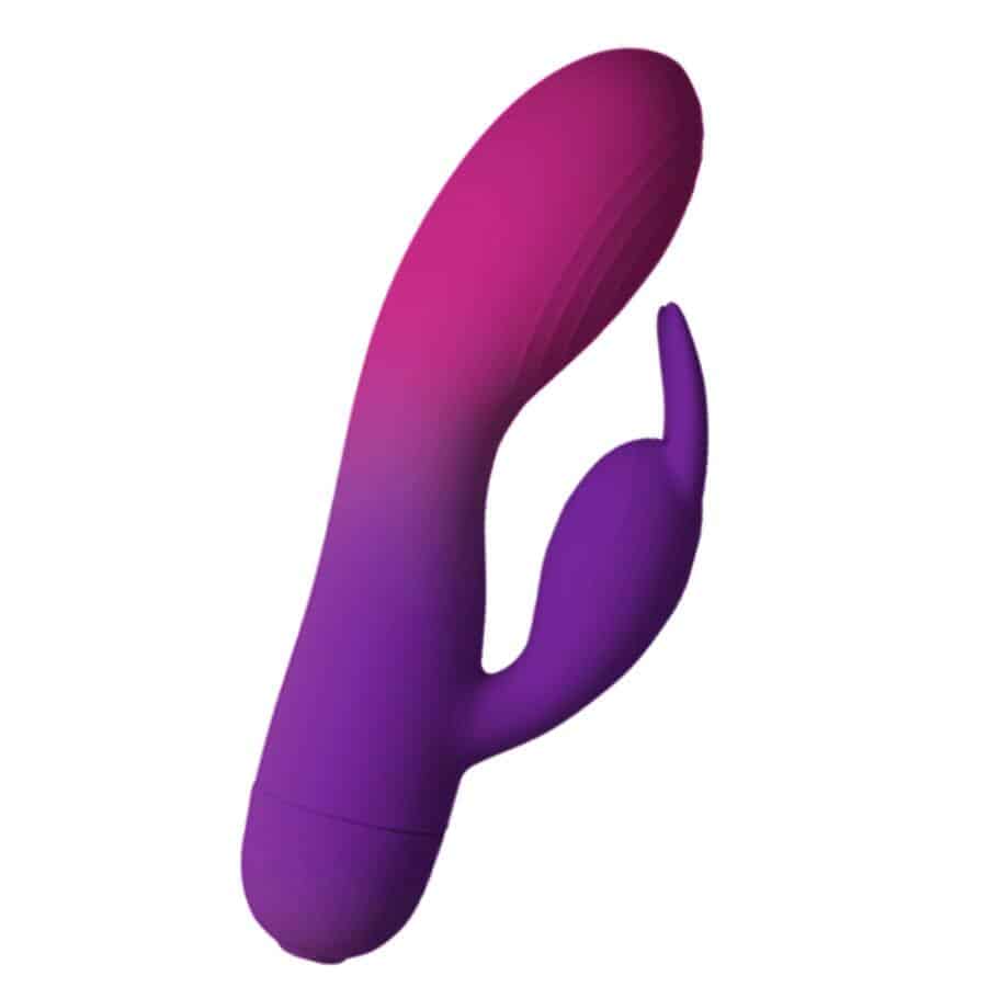 Rocks-Off GLO-GIRL Purple Rabbit Vibrator Toy