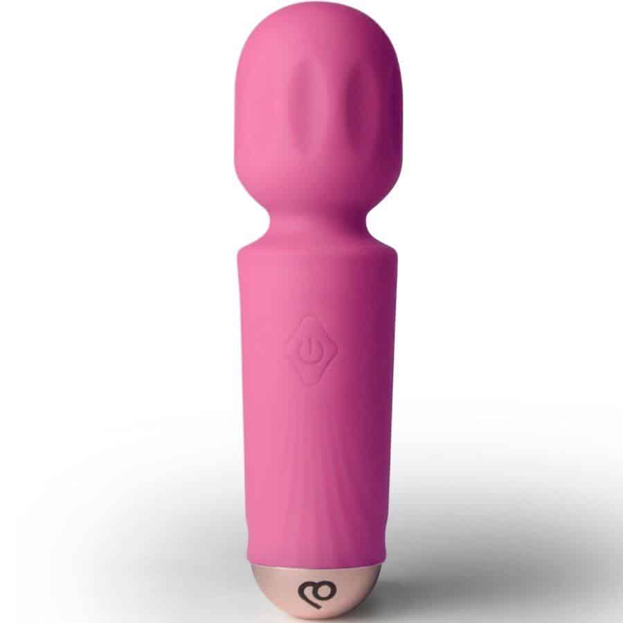 Rocks-Off Rechargeable Mini Wand with 16 Speeds Peony Rocks-Off Rechargeable Mini Wand with 16 Speeds Peony