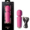 Rocks-Off Rechargeable Mini Wand with 16 Speeds Peony