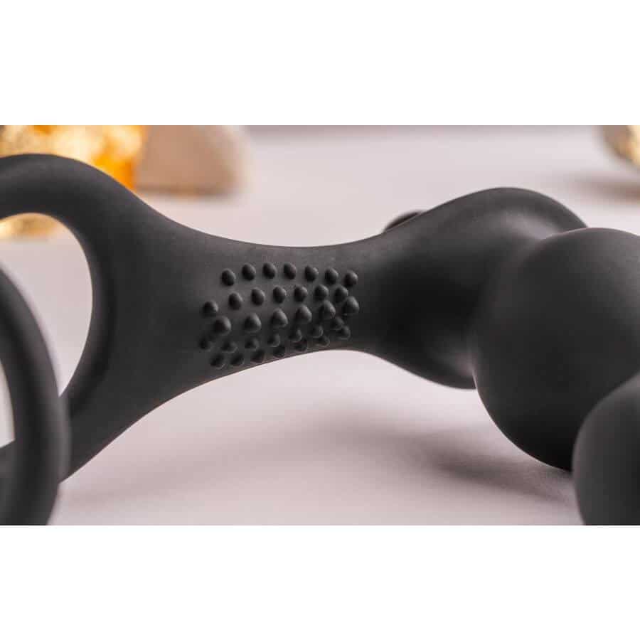 Rocks-Off RO-ZEN RRO Black Anal Plug with Vibrating Ring Rocks-Off RO-ZEN RRO Black Anal Plug with Vibrating Ring