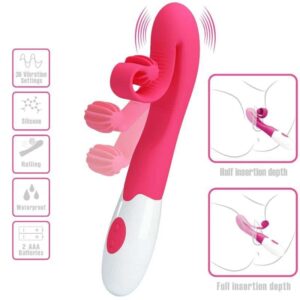 Romance Pink Vibrator with 30 Speed Settings