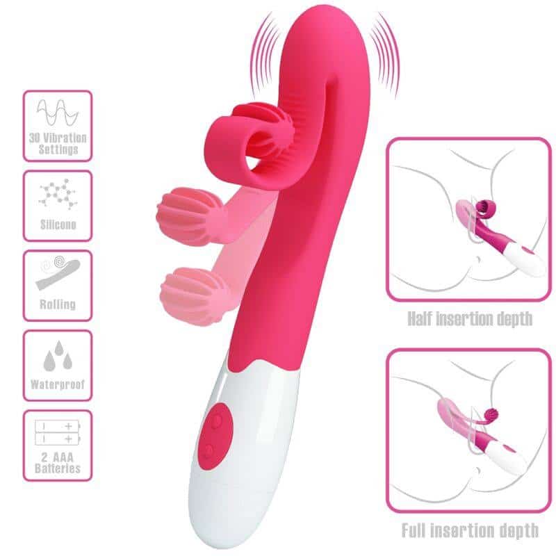 Romance Pink Vibrator with 30 Speed Settings