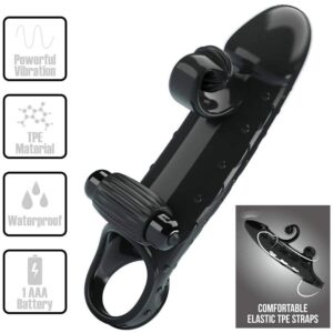 Romance Pro 2 Black Penis Vibrator Sleeve