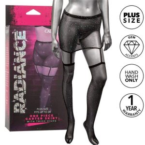CALXOTICS RADIANCE THIGH HIGH GARTER SKIRT FOR PLUS SIZE