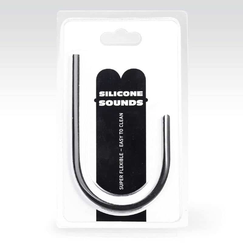 8MM SILICONE URETHRAL PROBE - All Black FOR EXPLORATION 8MM SILICONE URETHRAL PROBE - All Black FOR EXPLORATION