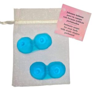 Blue Breast Shaped Soap Set Diablo Picante