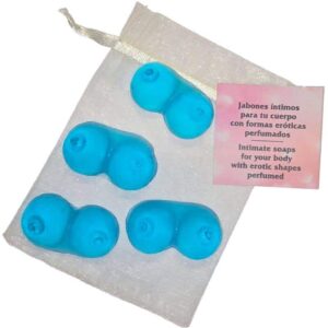 Diablo Picante Blue Breast Shaped Soap Set