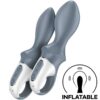 Satisfyer Booty 1 Grey Inflatable Anal Toy with Air Pump