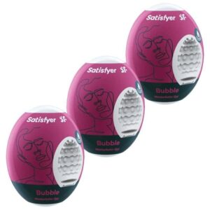 Satisfyer - BUBBLE 3-PACK MASTURBATOR EGGS