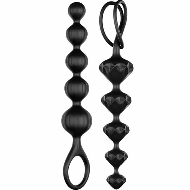 Satisfyer Contas de Amor Pretas Anal
