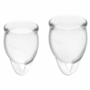 Satisfyer Menstrual Cup Clear Design 15ml & 20ml