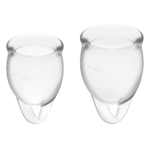 Kit Satisfyer Copa Menstrual con Capacidades 15 y 20ml
