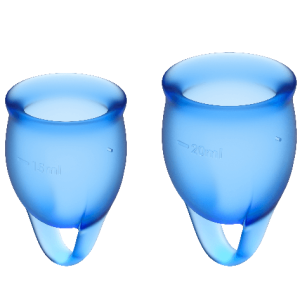 Satisfyer Feel Confident Menstrual Cup Set 15+20ml