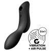 Black Satisfyer Air Pulse Vibrator Curvy 2