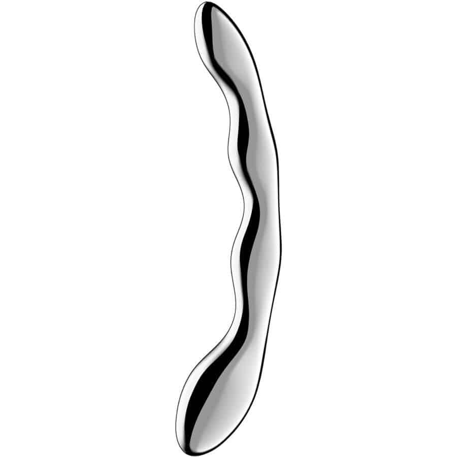 Satisfyer - DILDO DUPLO COSMIC CREST 2 EM AÇO INOXIDÁVEL