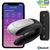 Vibrador de pareja Satisfyer Double Fun negro