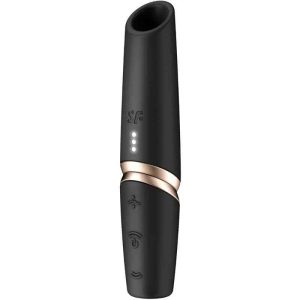 Satisfyer - ESTIMULADOR CLÍTORIS POR ONDAS Perfect KISS NEGRO/DORADO