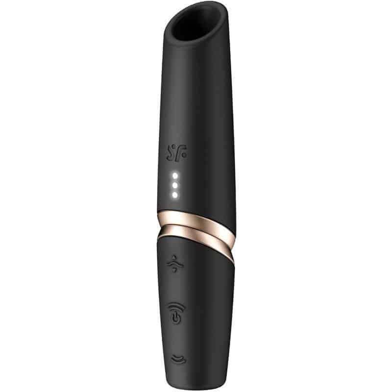 Satisfyer - CLITORIS STIMULATOR Perfect KISS WAVE IN Black/GOLD