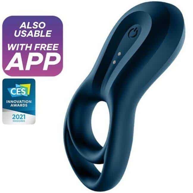 Satisfyer Blue Epic Duo Ring Vibrator App