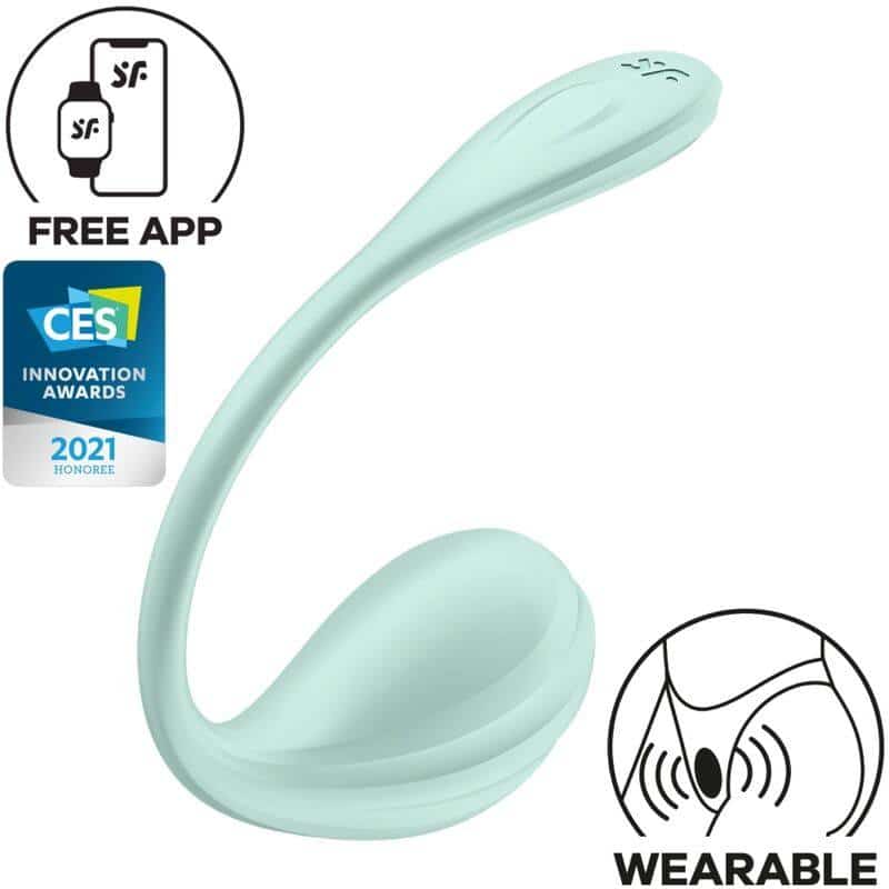 Satisfyer Water Green Smooth Petal G-Spot Vibrator