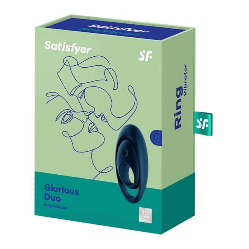 Satisfyer Glorious Duo Blue Vibrating Ring Set Satisfyer Glorious Duo Blue Vibrating Ring Set