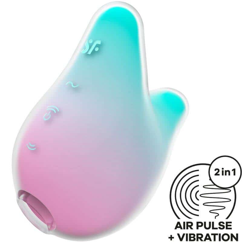 Satisfyer Mermaid Vibes: Vibrador Estimulador Rosa Menta