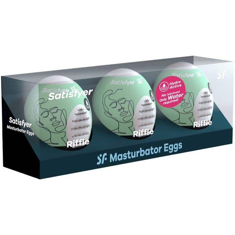 Satisfyer Riffle Egg Masturbator Set Satisfyer Riffle Egg Masturbator Set