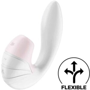 Satisfyer White Supernova Air Pulse & G Spot Vibrator