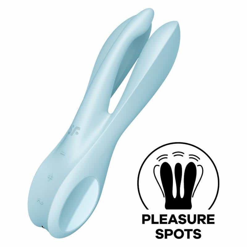 Satisfyer Blue Threesome 1 Solo Vibrator