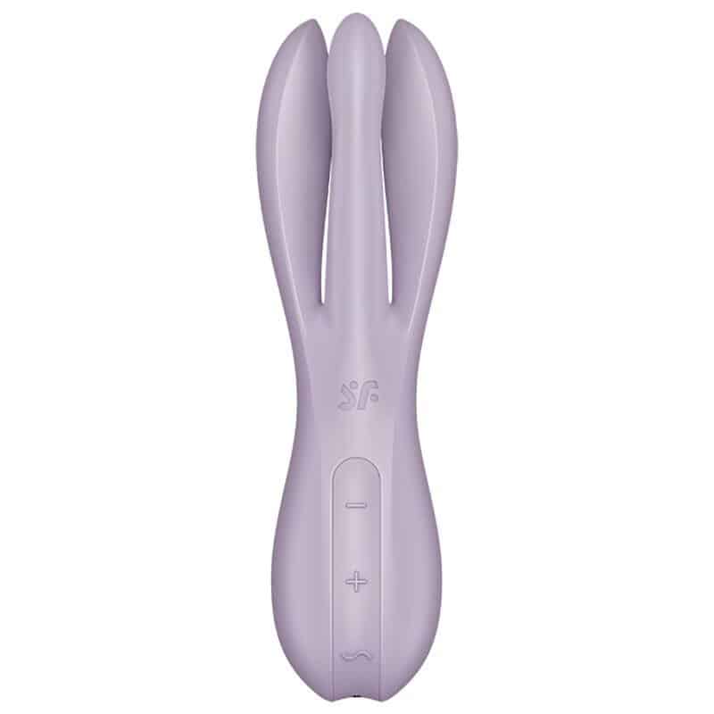 Satisfyer Threesome 2 Violet Vibrator for Solo Play Satisfyer Threesome 2 Violet Vibrator for Solo Play