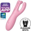 Satisfyer App Controlled Threesome 4 Pink Vibrator